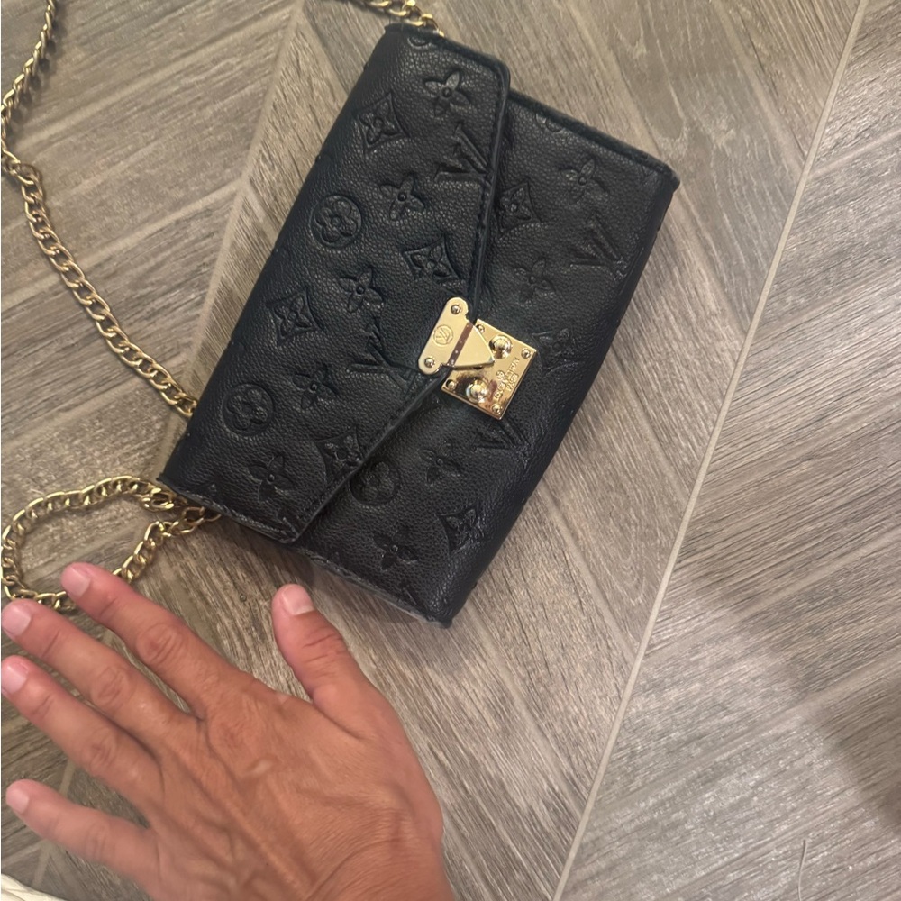 Black Designer Chain Bag
